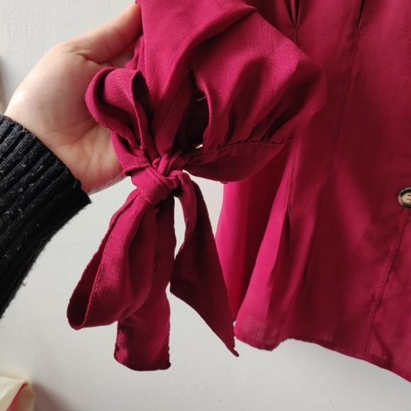 🇮🇳Wine colored top - Picture 2 of 5